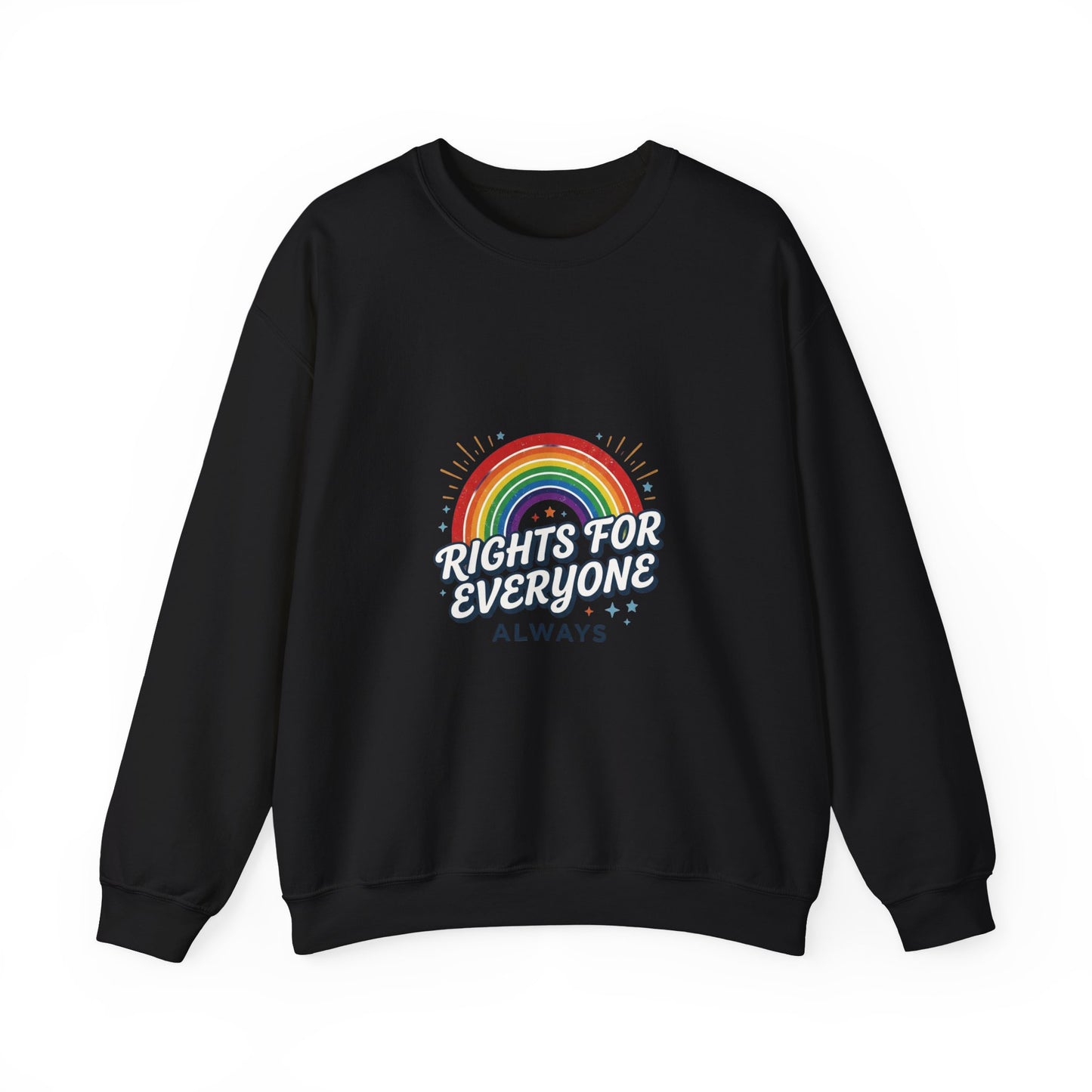 Copy of Rights For Everyone Always sweatshirt | Democracy civic courage, inclusive apparel