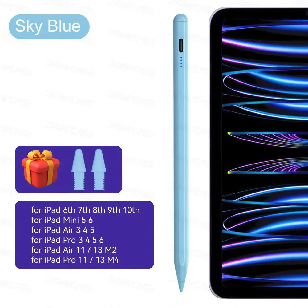 For Apple Pencil 2 Palm Rejection Power Display iPad Accessories iPad 2026 2025 2024 2019 2018 Pro 11 12.9 Air Mini Stylus Pen