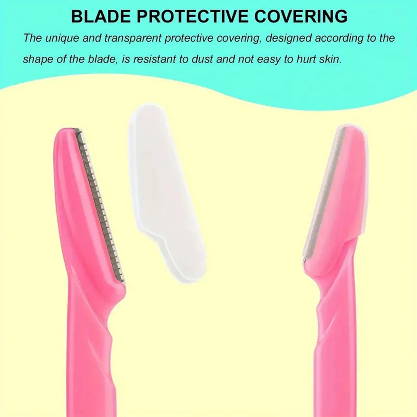 Wholesale 5/10/30/40pcs  Razor for Trimmer and Women Eyebrow and Men Shaver with Hair Razor and Face  Protective Cover,Safe rap