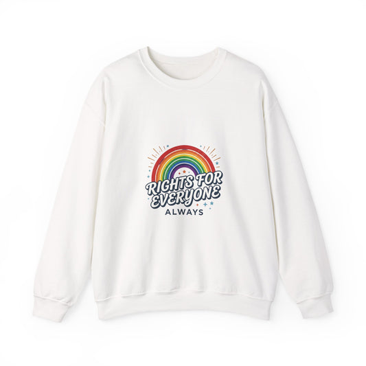 Copy of Rights For Everyone Always sweatshirt | Democracy civic courage, inclusive apparel