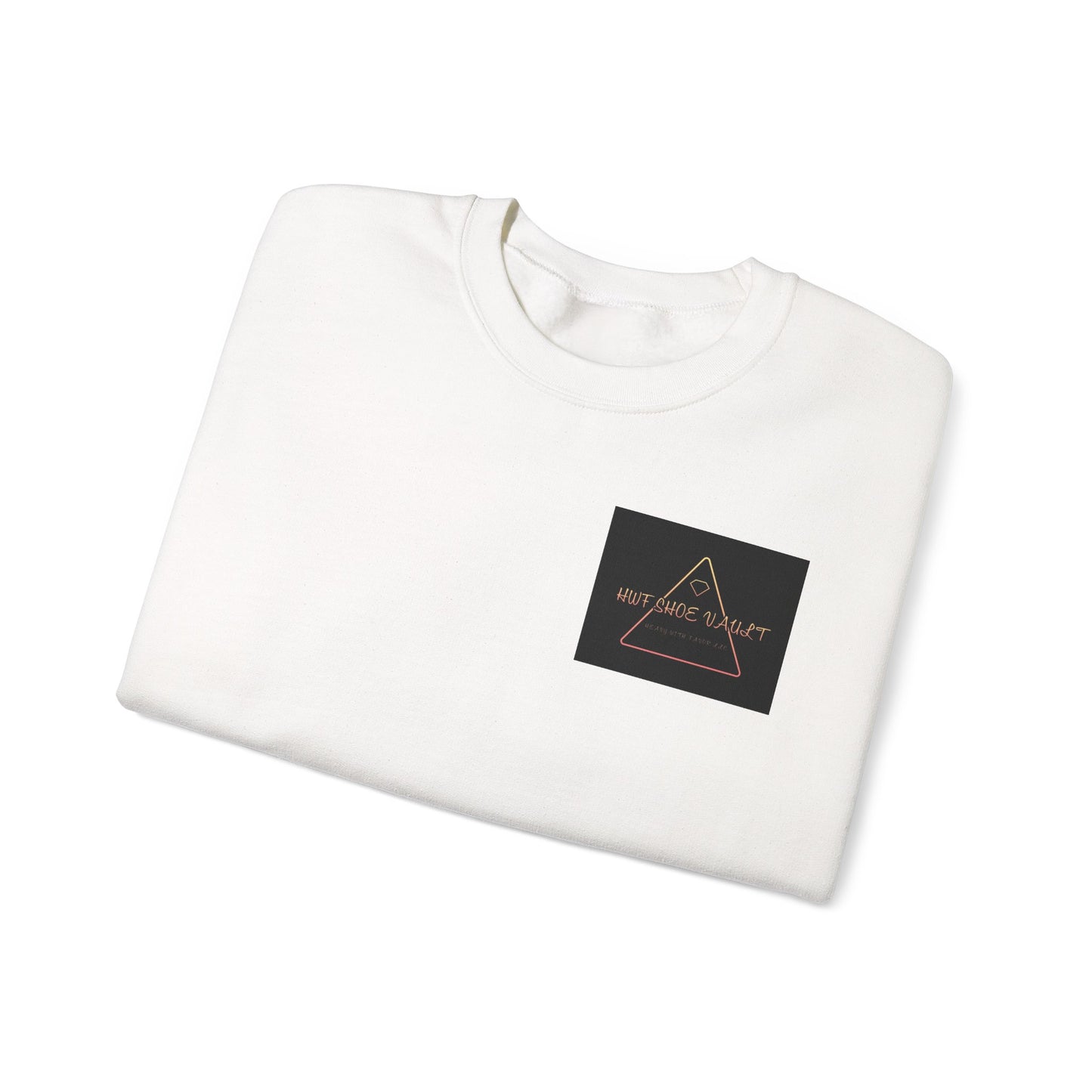 Minimalist Triangle Logo Sweatshirt — 'We Are The Problem' Chest Patch