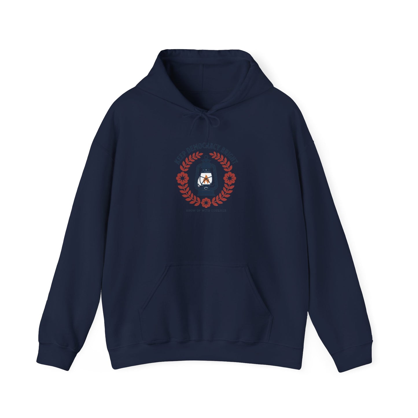 Keep Democracy Bright Hoodie | Civic Courage, Participation Apparel