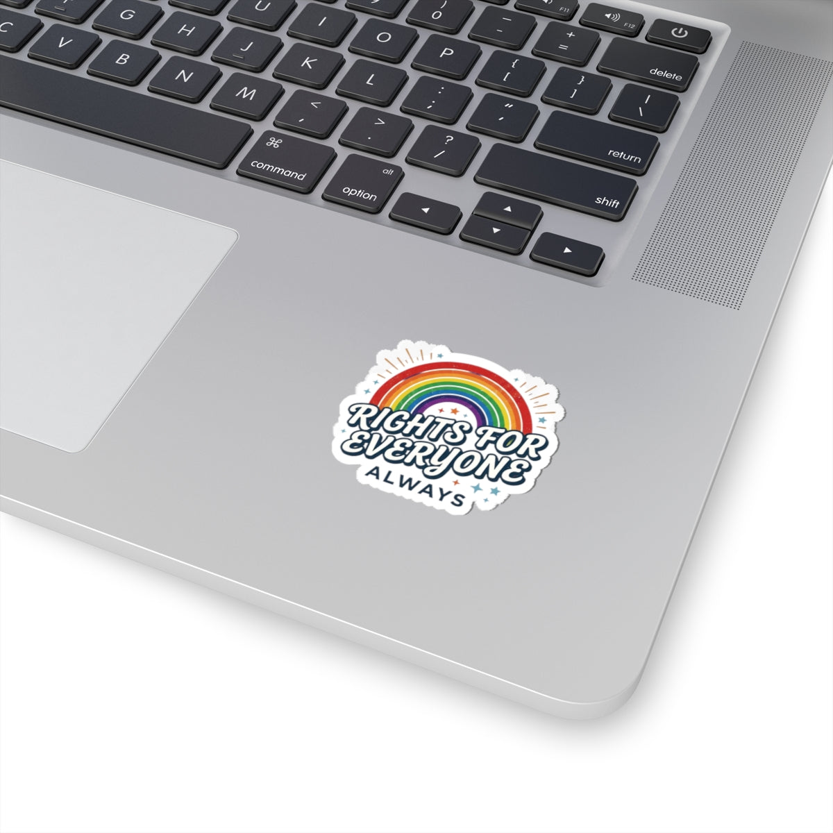 Rights for Everyone Always Sticker | Civic Courage, Democracy Pride