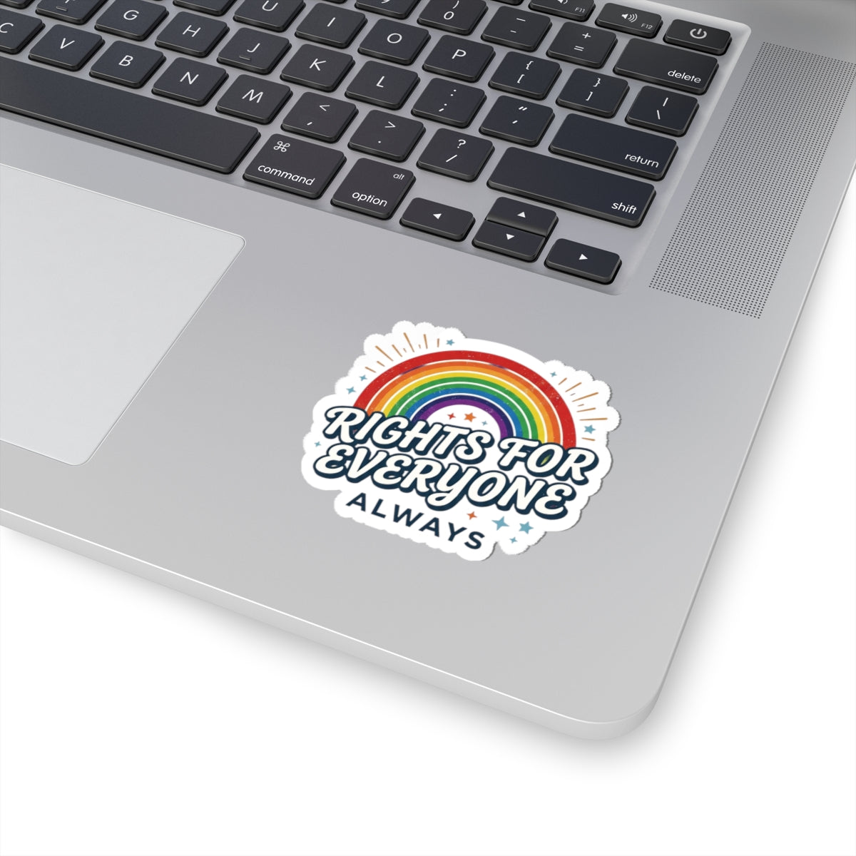 Rights for Everyone Always Sticker | Civic Courage, Democracy Pride