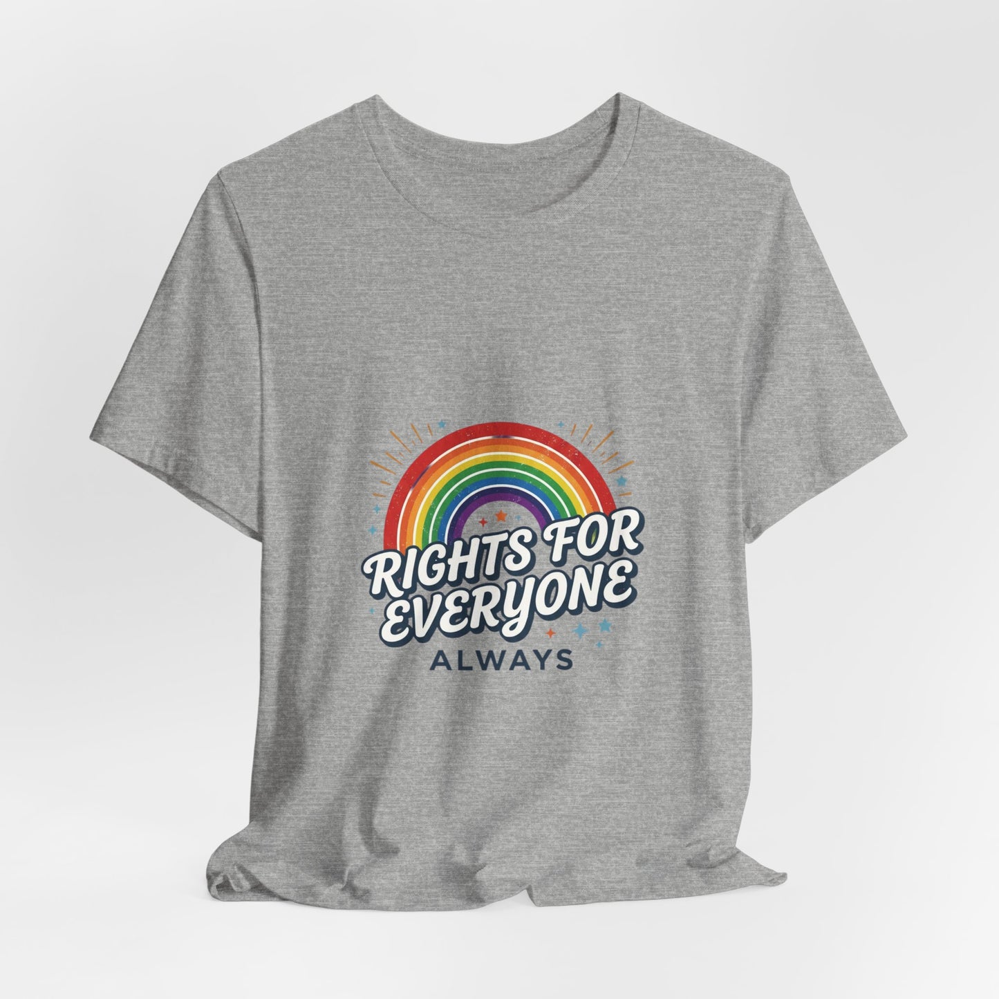 Rights for Everyone Tee | Democracy Civic Courage, Inclusive Voter Apparel