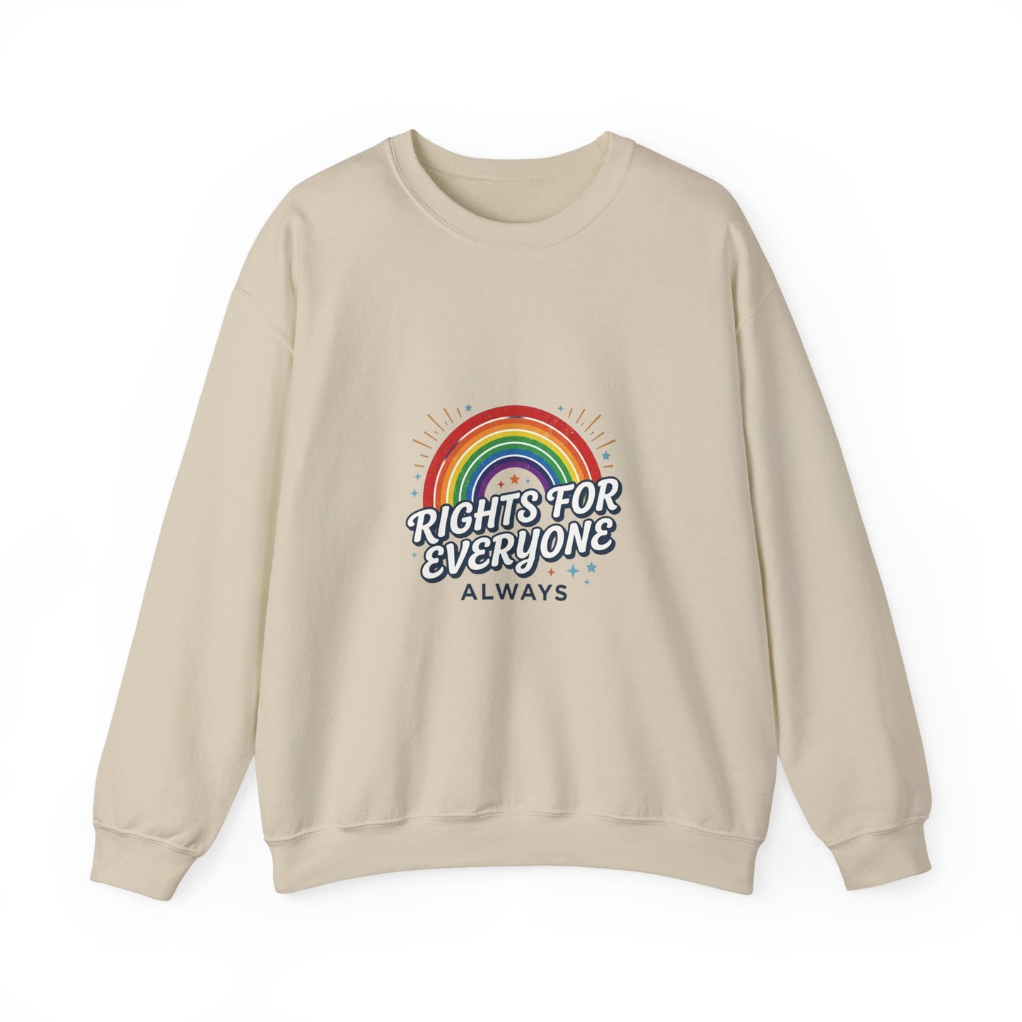 Copy of Rights For Everyone Always sweatshirt | Democracy civic courage, inclusive apparel