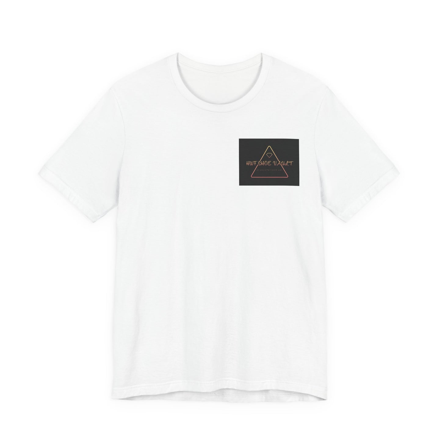Minimalist 'Stay Wild' Triangle Pocket Tee - Casual Graphic T-Shirt