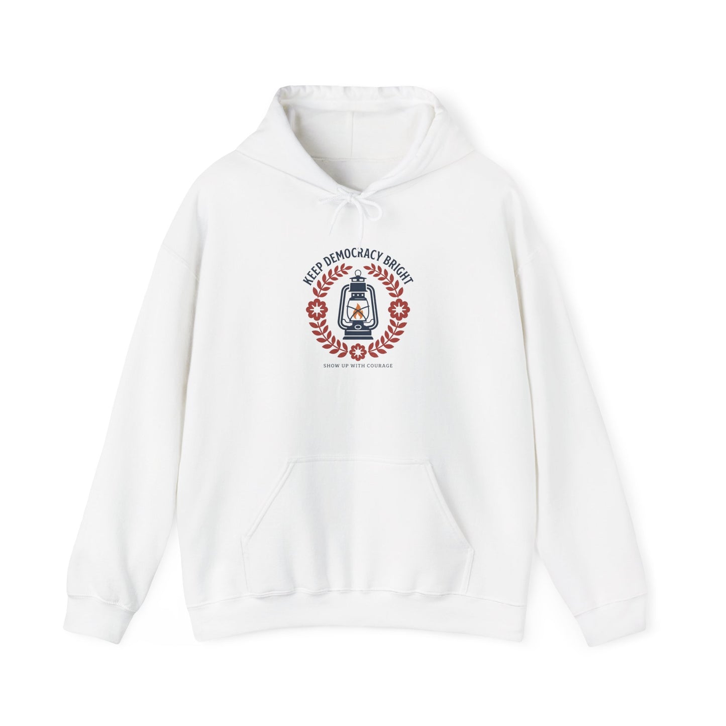 Keep Democracy Bright Hoodie | Civic Courage, Participation Apparel