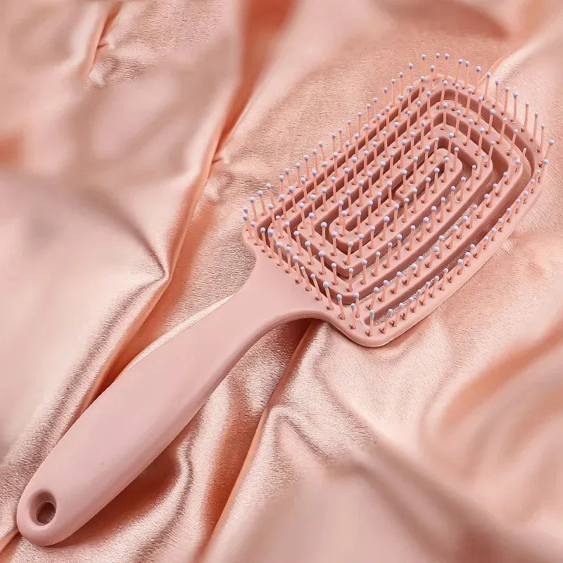 1pcs Anti-static Massage Combs Salon Wet Hair Brush Women's Hairdressing Styling Tools Exfoliating Combs