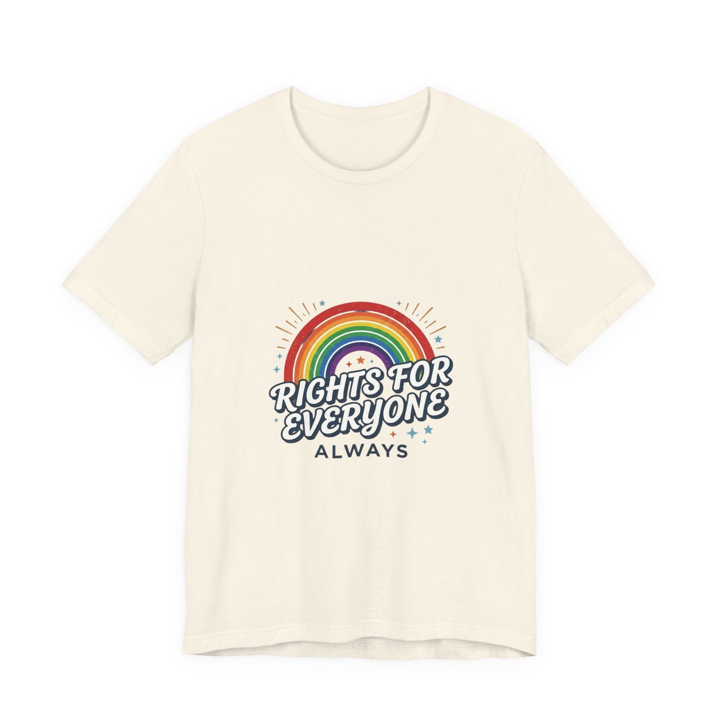 Rights for Everyone Tee | Democracy Civic Courage, Inclusive Voter Apparel
