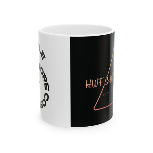 Neon Triangle Logo Mug | Ceramic Coffee Cup
