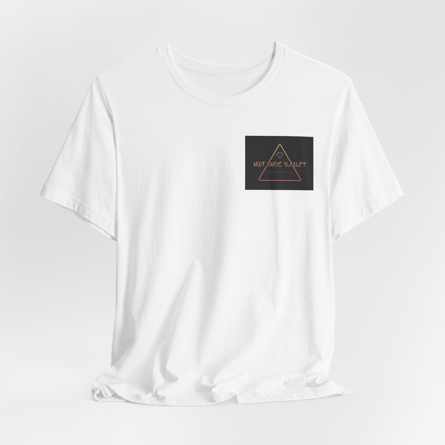 Minimalist 'Stay Wild' Triangle Pocket Tee - Casual Graphic T-Shirt