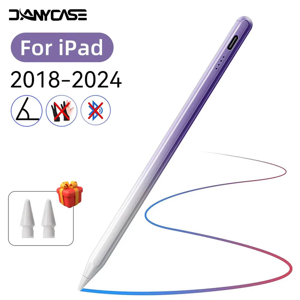 For Apple Pencil 2 Palm Rejection Power Display iPad Accessories iPad 2026 2025 2024 2019 2018 Pro 11 12.9 Air Mini Stylus Pen