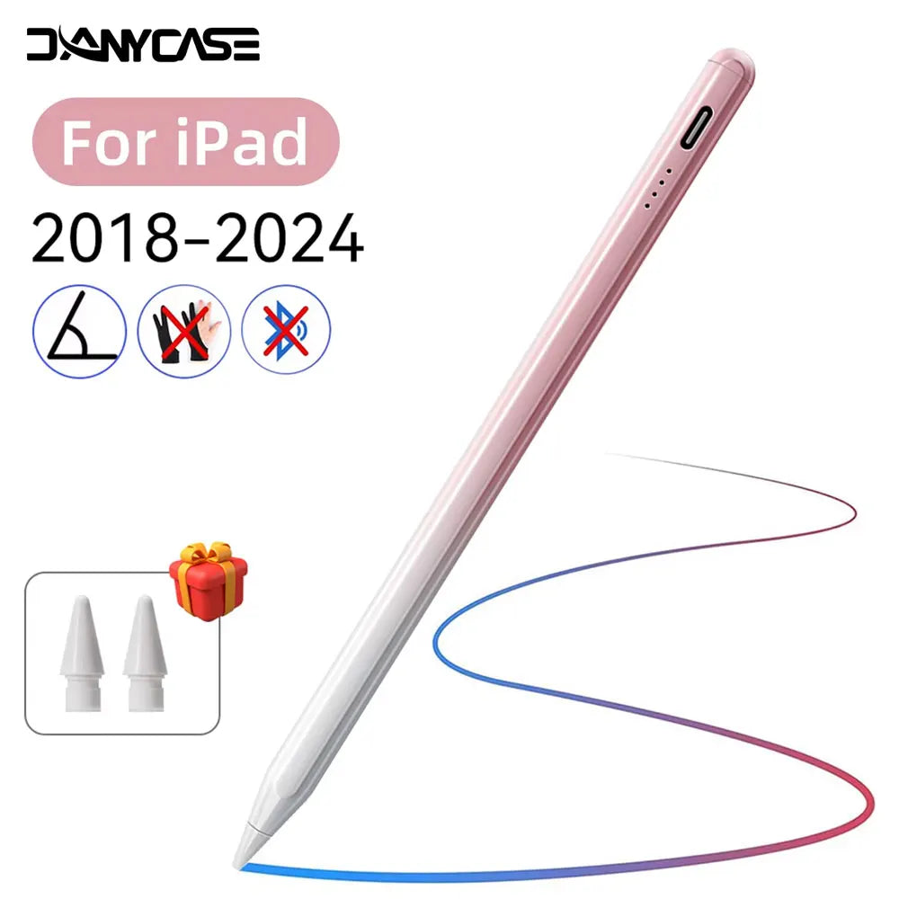 For Apple Pencil 2 Palm Rejection Power Display iPad Accessories iPad 2026 2025 2024 2019 2018 Pro 11 12.9 Air Mini Stylus Pen