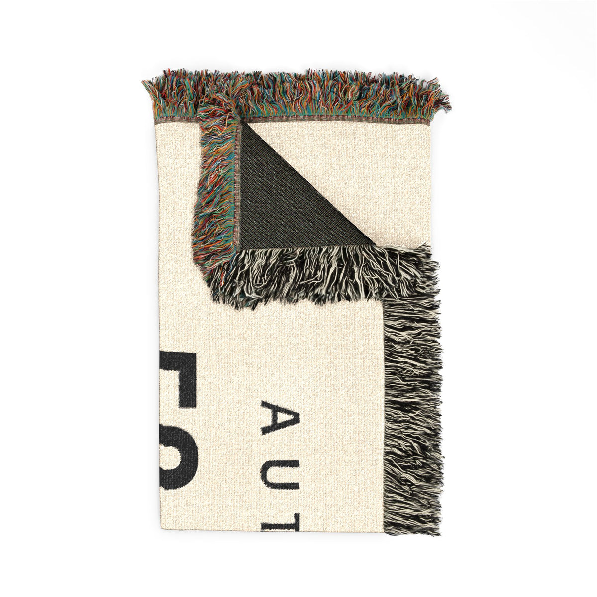 50 Years of Not Giving a Damn Woven Blanket — Funny 50th Birthday Throw