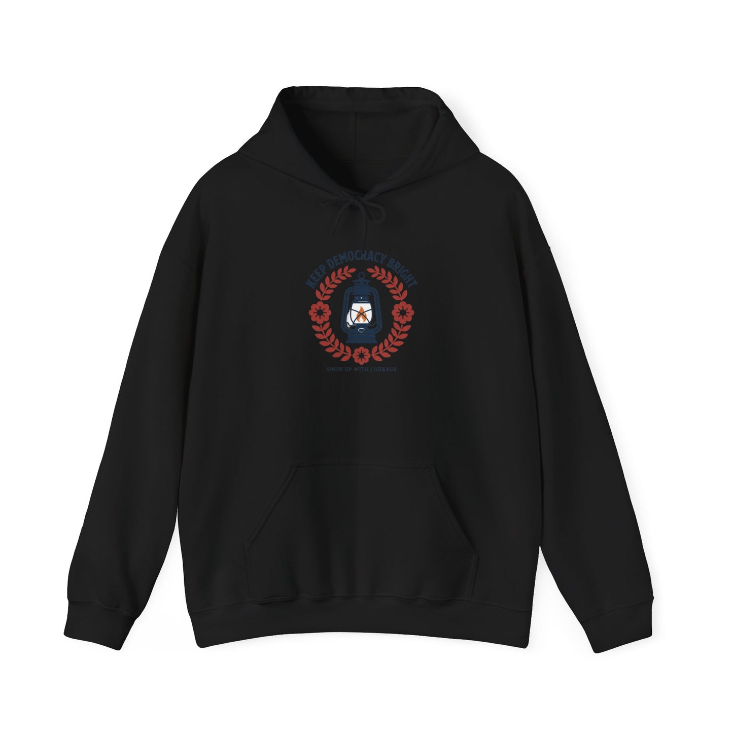 Keep Democracy Bright Hoodie | Civic Courage, Participation Apparel