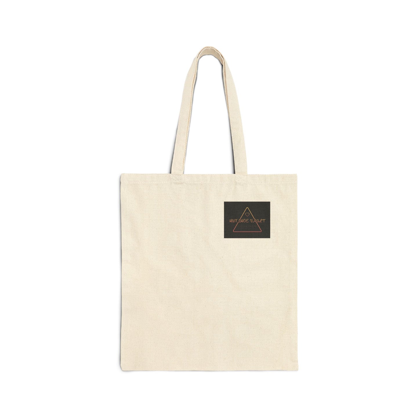 Minimalist Geometric Logo Cotton Tote Bag