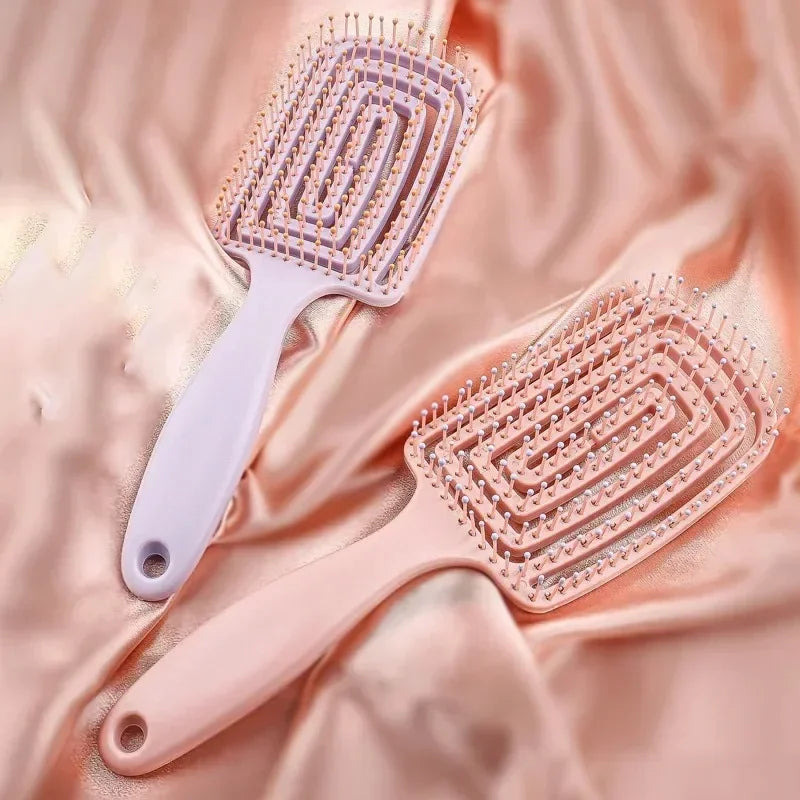1pcs Anti-static Massage Combs Salon Wet Hair Brush Women's Hairdressing Styling Tools Exfoliating Combs