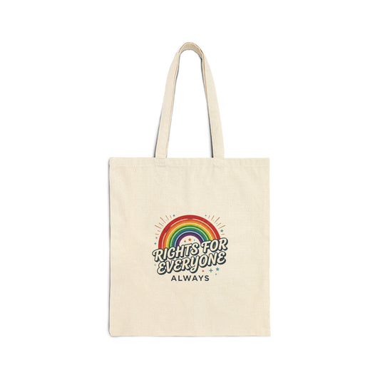 Rights for Everyone Canvas Tote | Democracy & Civic Courage, Participation