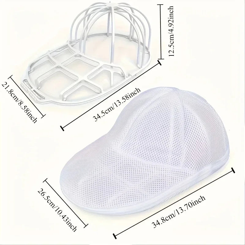 Hat cleaning cage for washing machines, hat cleaner with mesh bag,Hat bags or hat racks can be purchased separately.