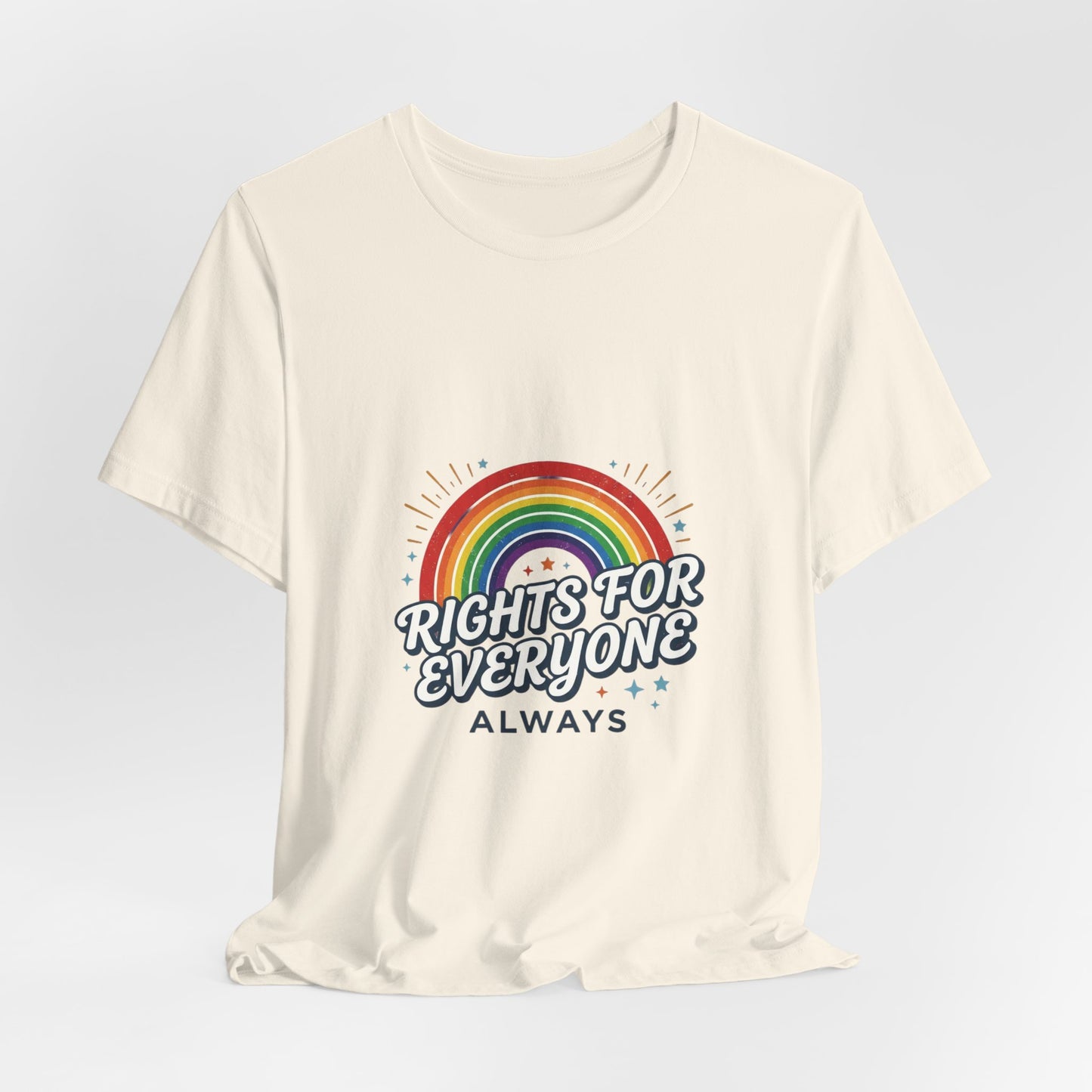 Rights for Everyone Tee | Democracy Civic Courage, Inclusive Voter Apparel