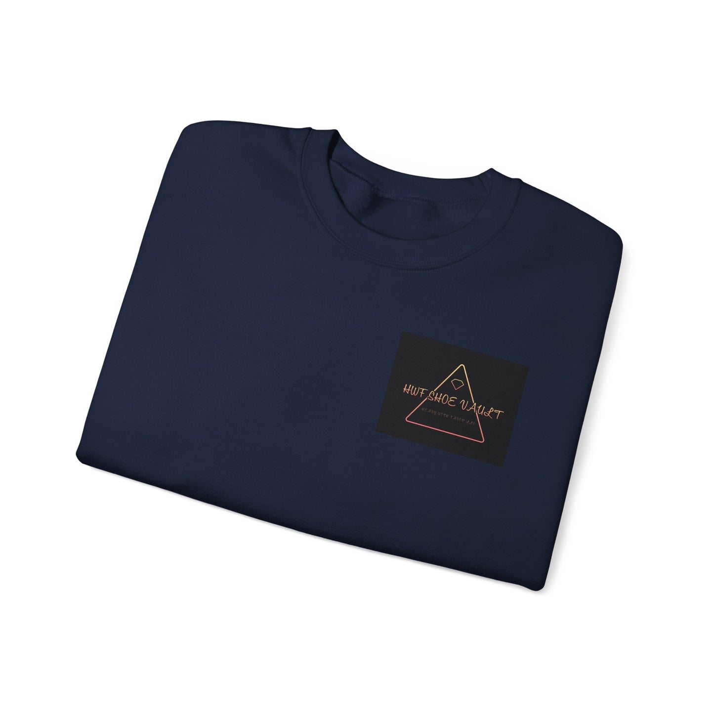Minimalist Triangle Logo Sweatshirt — 'We Are The Problem' Chest Patch