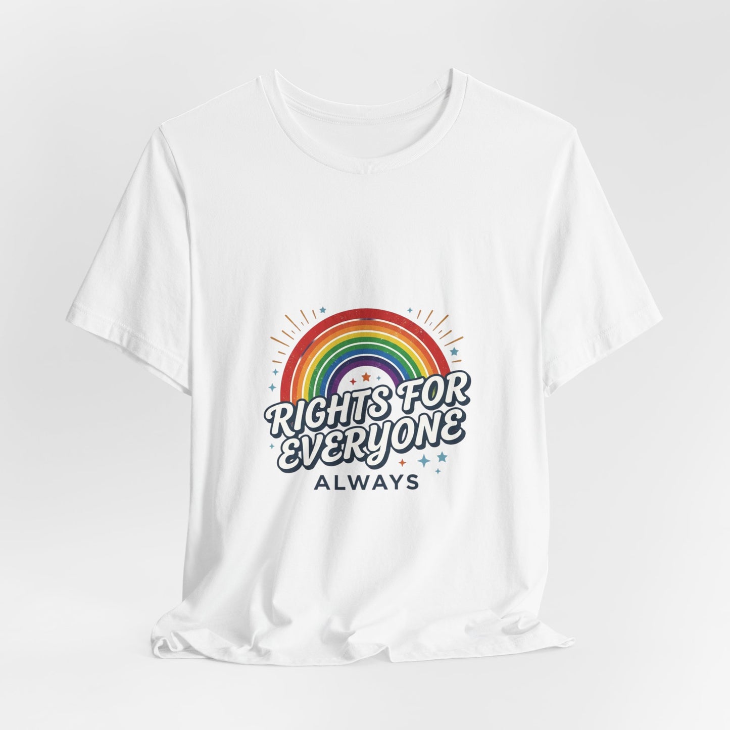 Rights for Everyone Tee | Democracy Civic Courage, Inclusive Voter Apparel