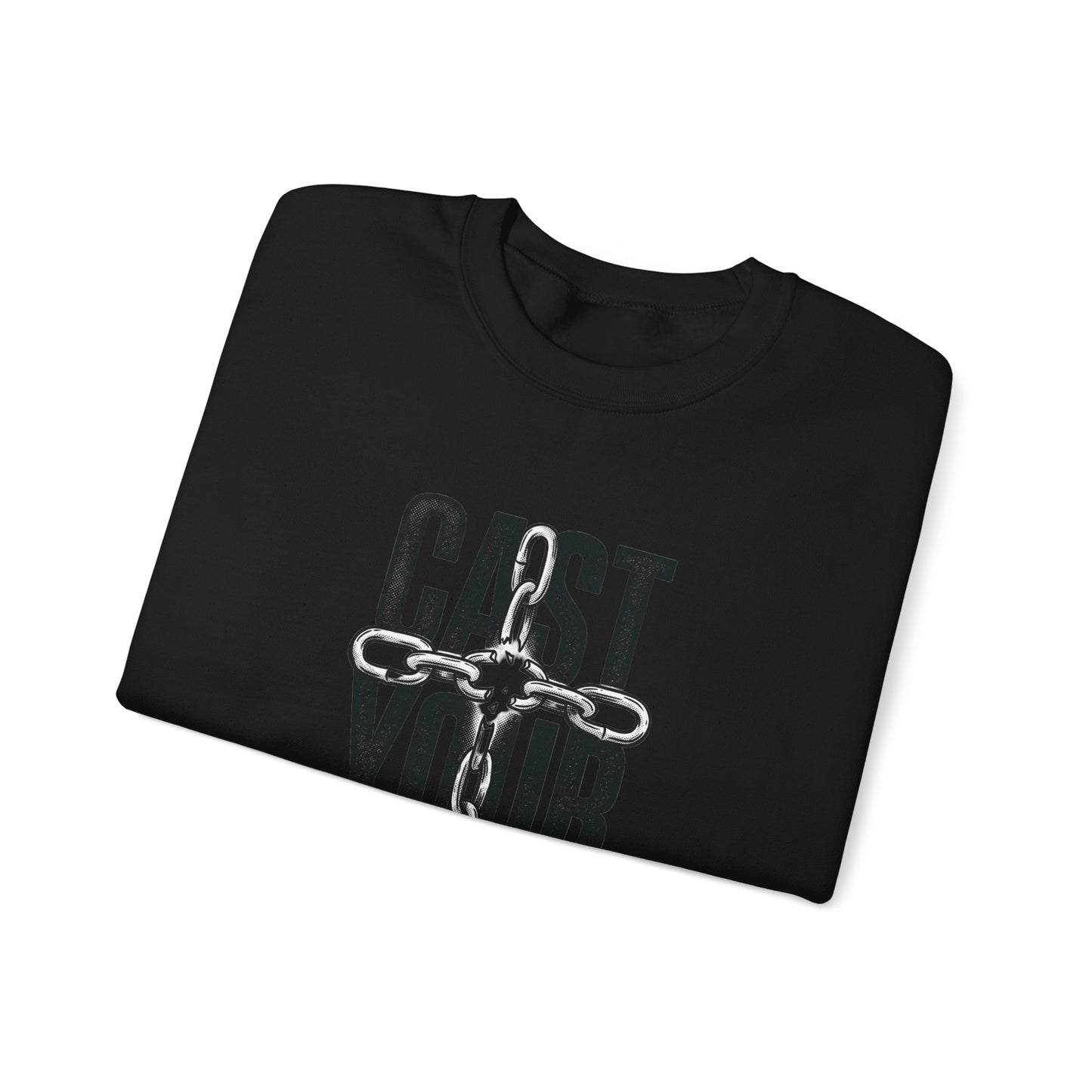 Cast Your Cares Sweatshirt | Christian Streetwear, Scripture Graphic