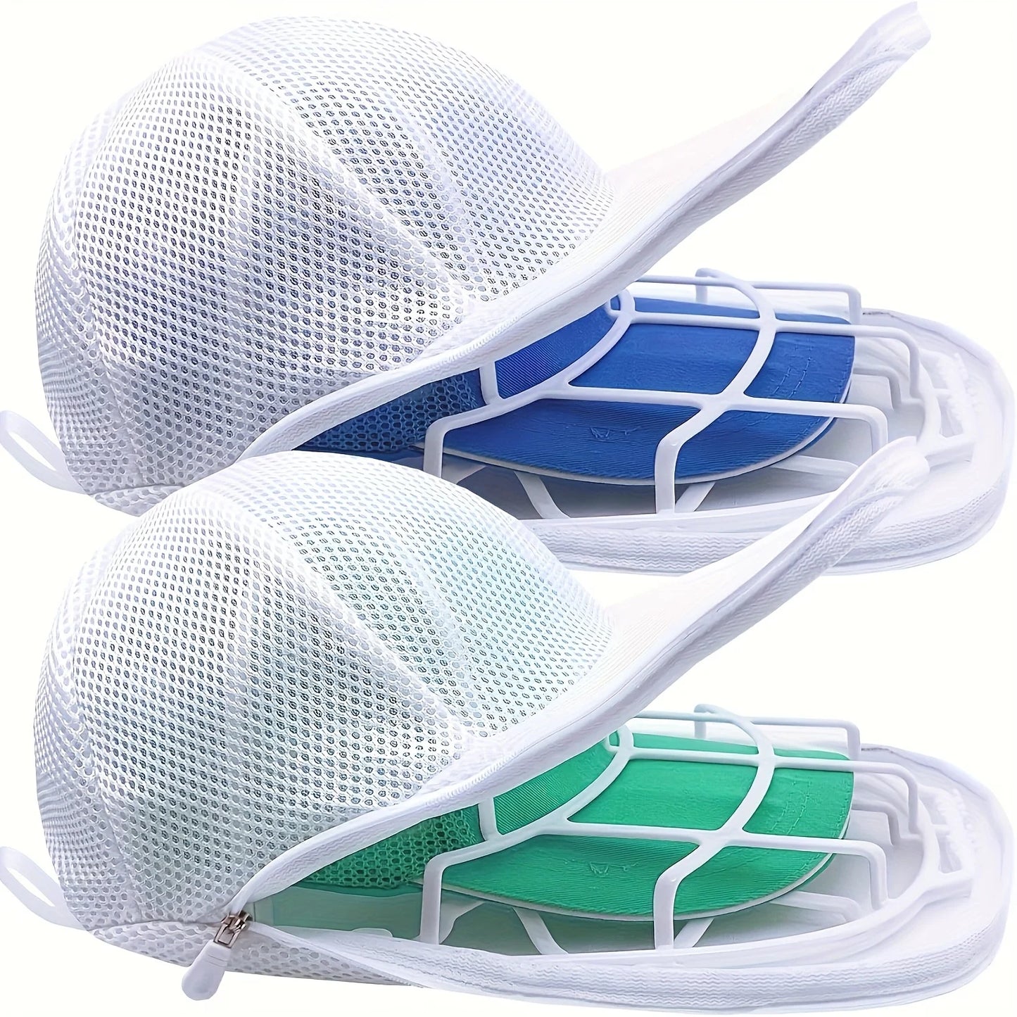 Hat cleaning cage for washing machines, hat cleaner with mesh bag,Hat bags or hat racks can be purchased separately.