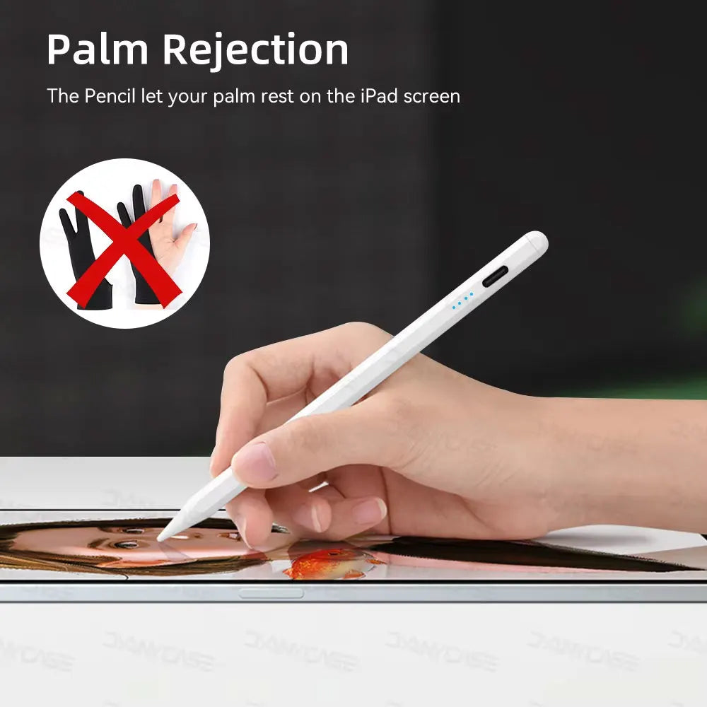 For Apple Pencil 2 Palm Rejection Power Display iPad Accessories iPad 2026 2025 2024 2019 2018 Pro 11 12.9 Air Mini Stylus Pen