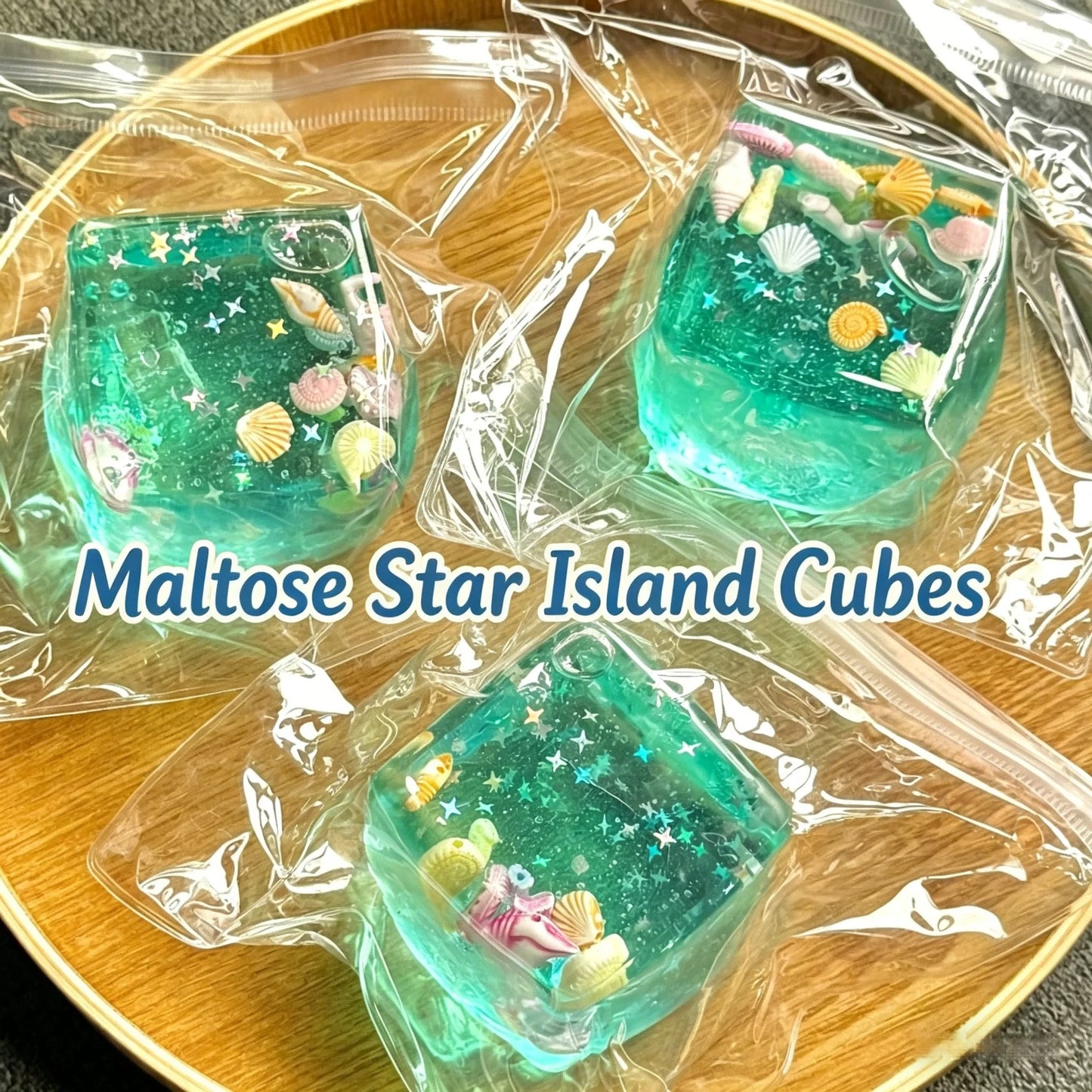 2A-Squishy Stress Balls Cube Ocean Sensory Fidget Toy Slow Rise Squishy Toys for Kids and Adults Squeeze Relax Gift9