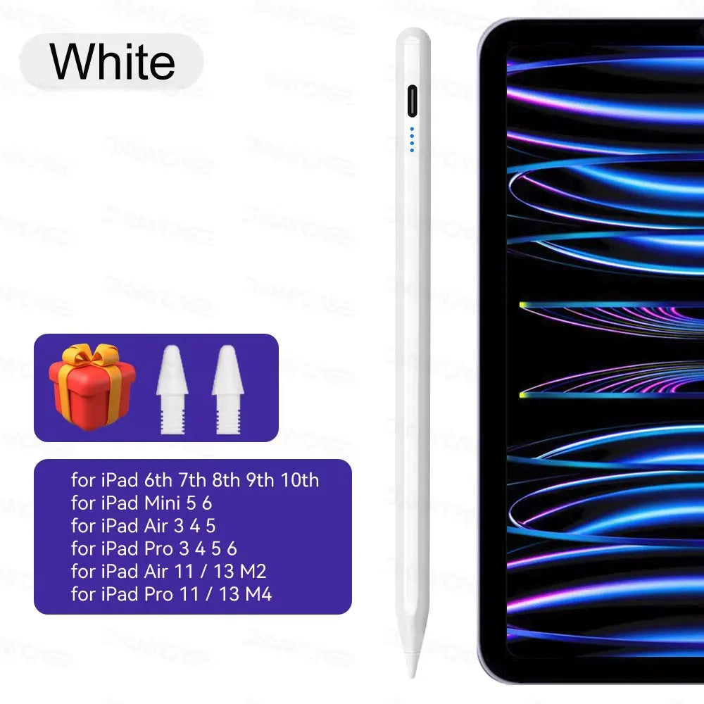 For Apple Pencil 2 Palm Rejection Power Display iPad Accessories iPad 2026 2025 2024 2019 2018 Pro 11 12.9 Air Mini Stylus Pen